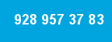 928 957 37 83 928 957 37 83